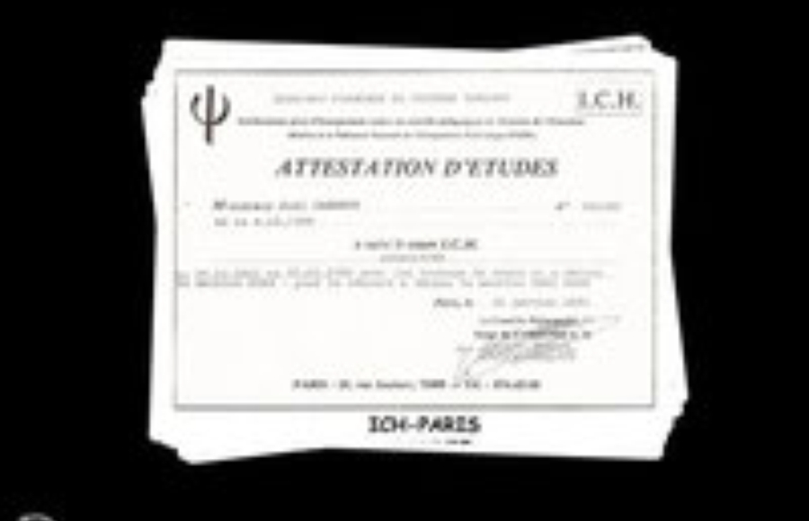 attestations formation Psy ICH Paris