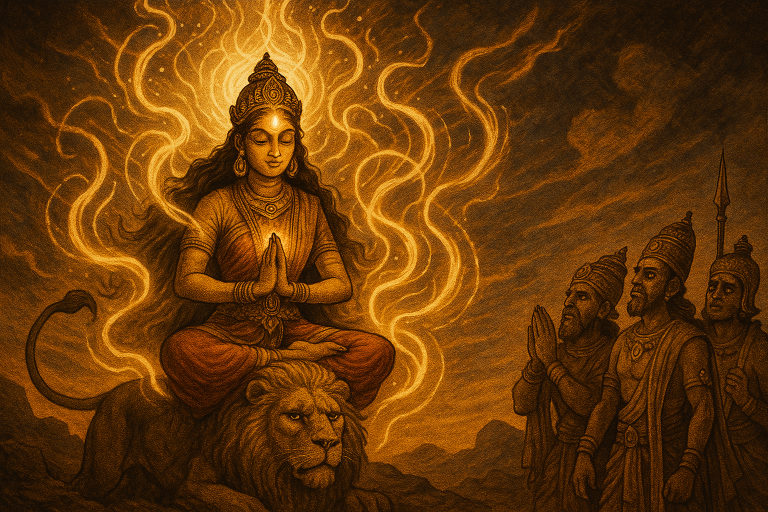 Durga invoque Kali
